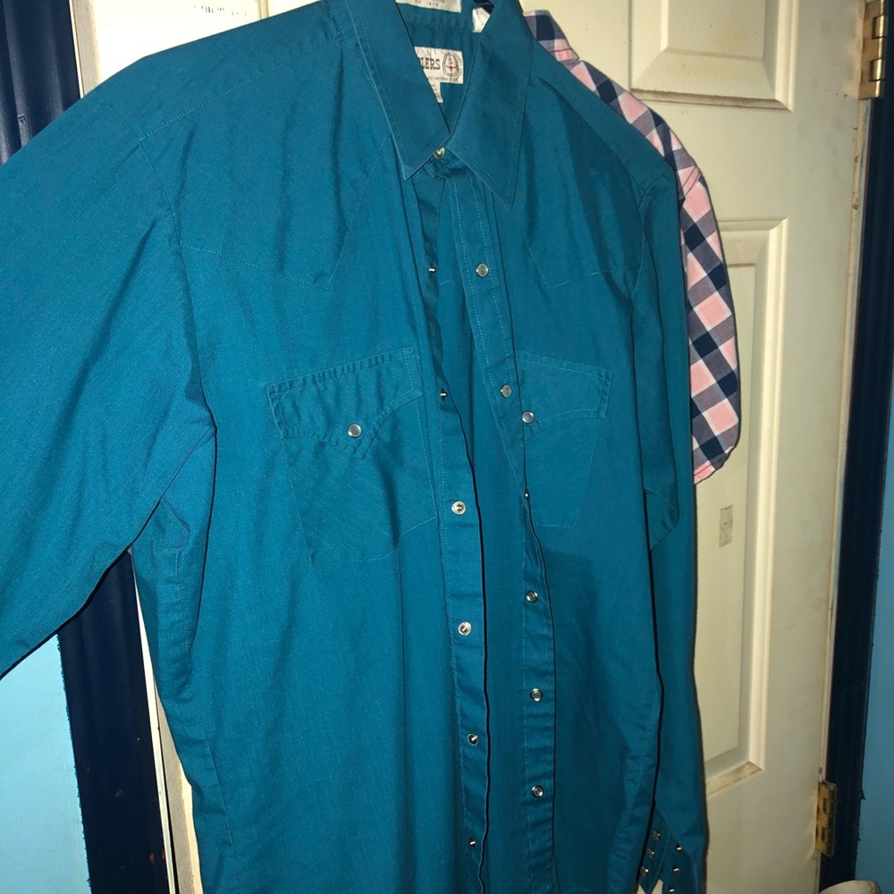 Western style men’s button down
